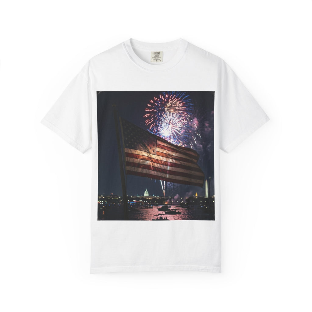 Patriotic 4th of July Fireworks over D.C.