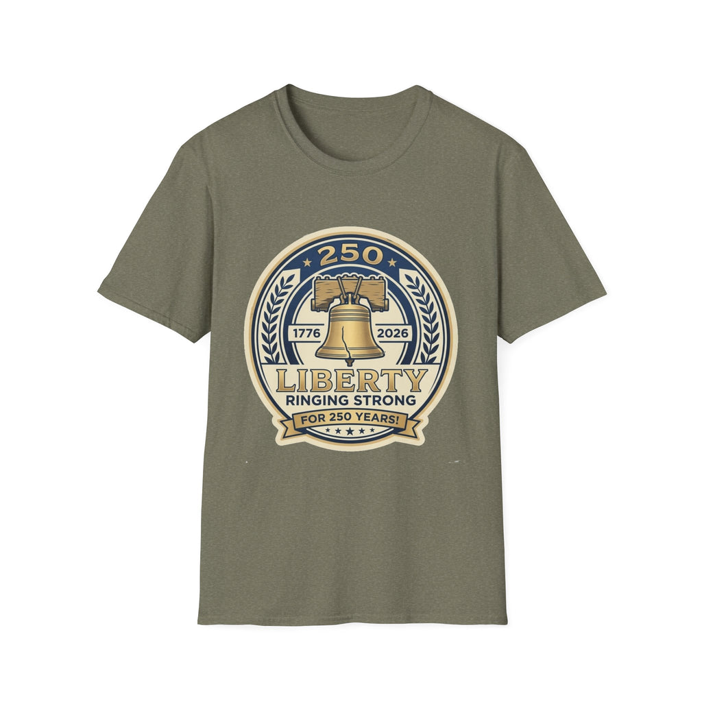 Liberty Bell Unisex Softstyle T-Shirt – USA 250th Anniversary