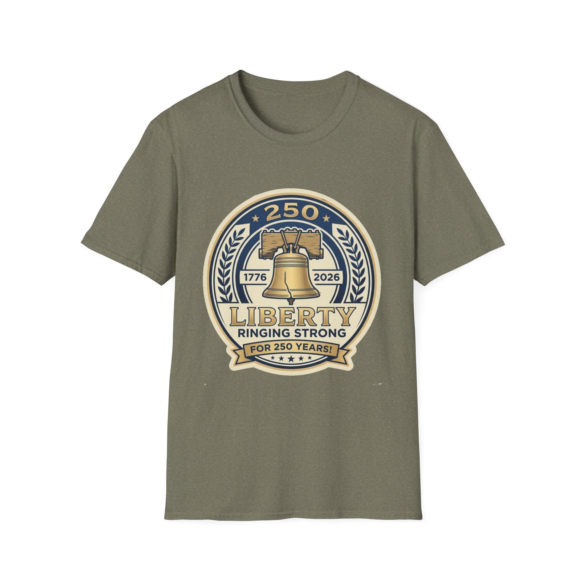 Liberty Bell Unisex Softstyle T-Shirt – USA 250th Anniversary