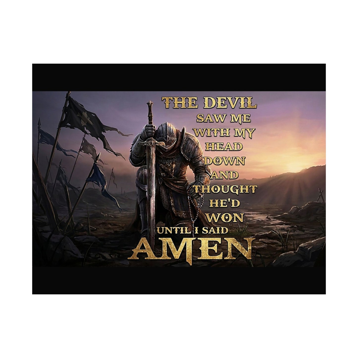 Be The Knight - Inspirational Wall Art