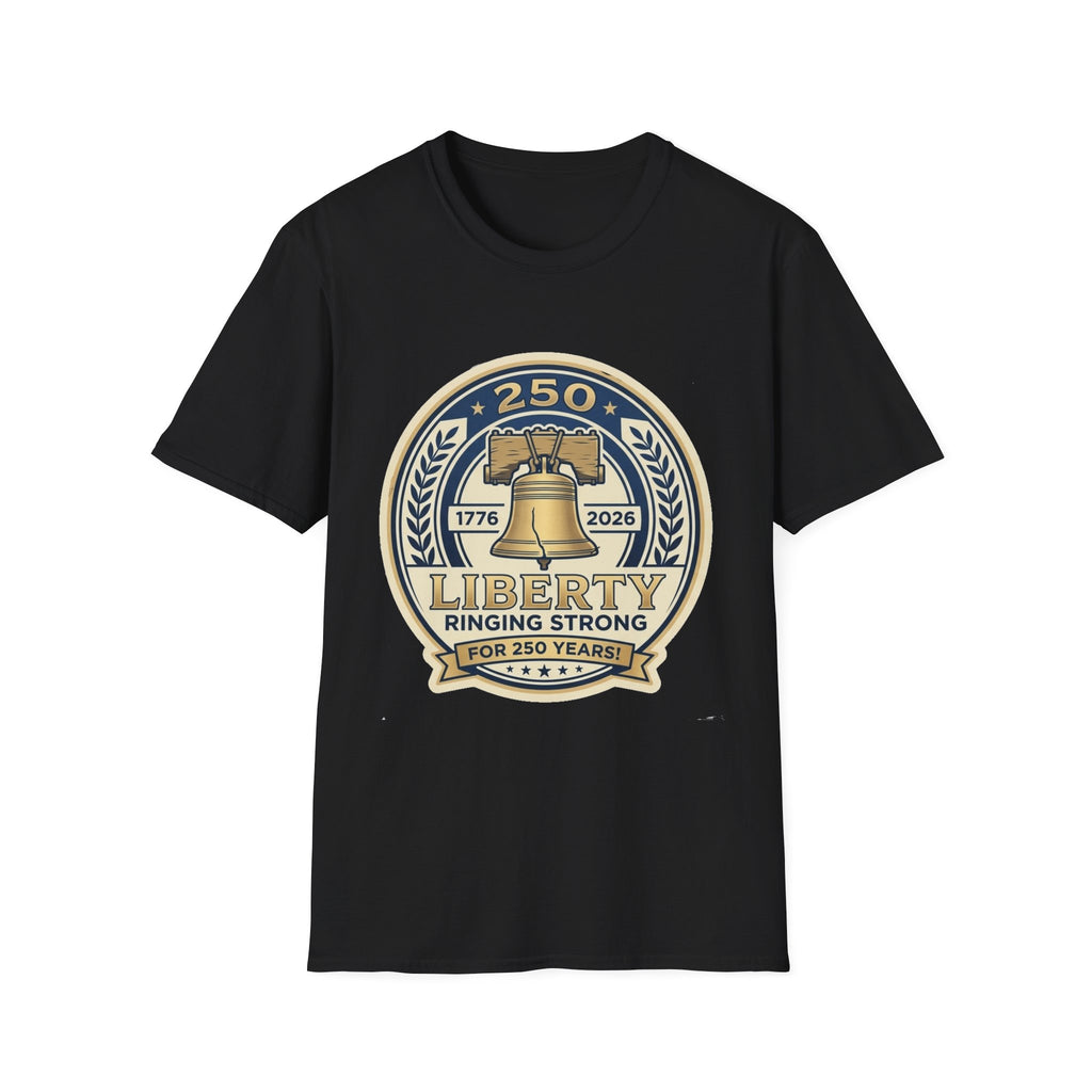 Liberty Bell Unisex Softstyle T-Shirt – USA 250th Anniversary