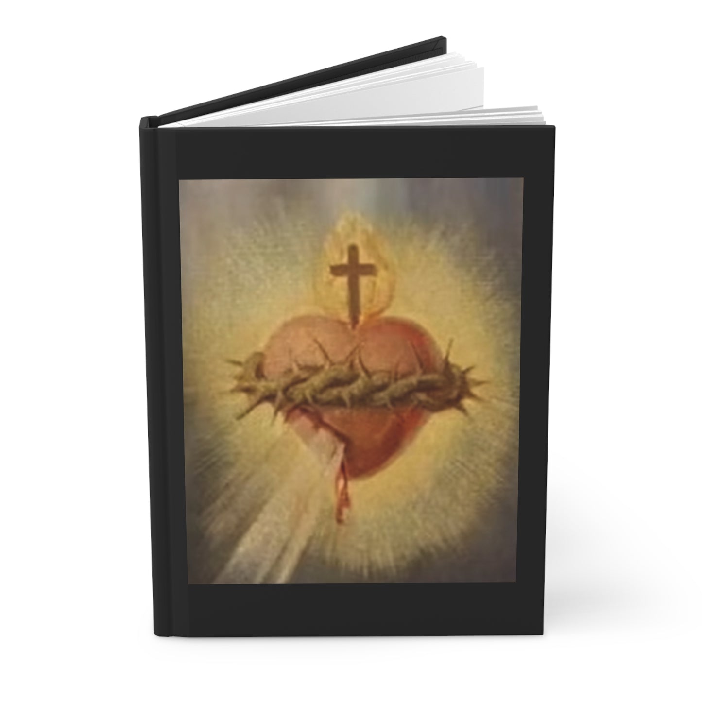 Sacred Heart Journal — Christian Hardcover Mental Prayer/Meditation Notebook