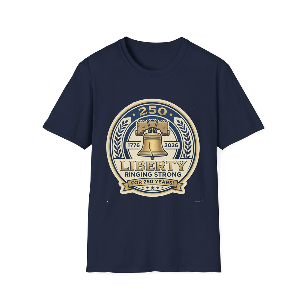 Liberty Bell Unisex Softstyle T-Shirt – USA 250th Anniversary