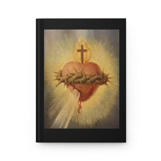 Sacred Heart Journal — Christian Hardcover Mental Prayer/Meditation Notebook