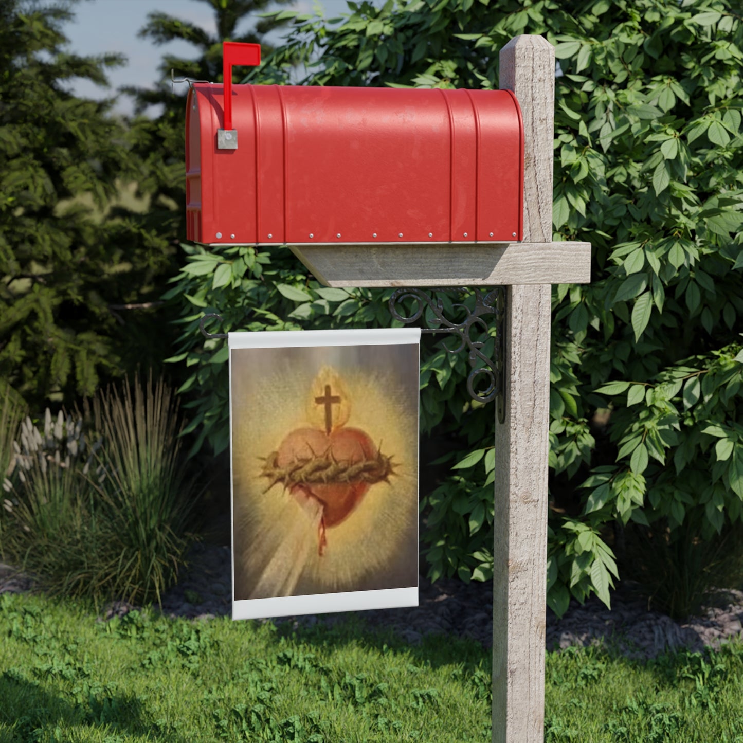 Sacred Heart of Jesus Garden Banner