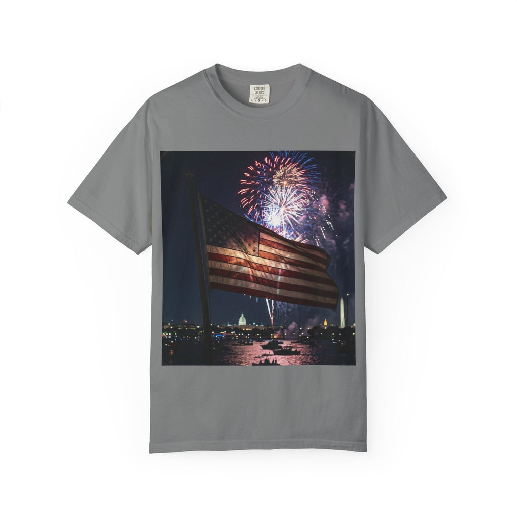 Patriotic 4th of July Fireworks over D.C.