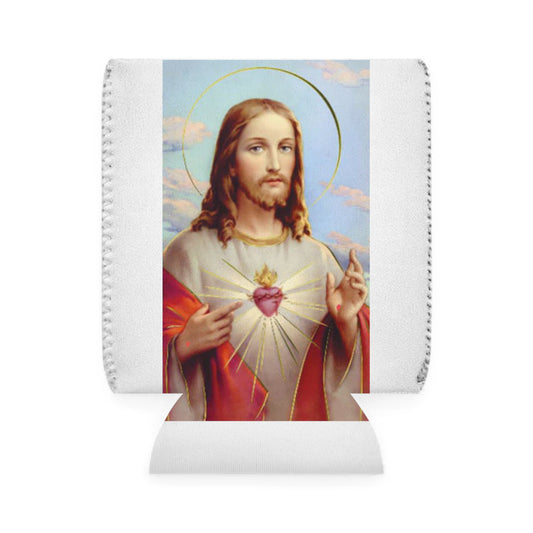 Sacred Heart Jesus Can Cooler Sleeve/Insulator