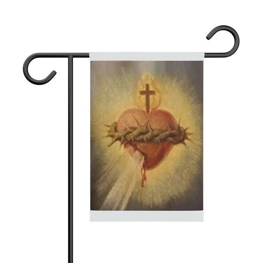 Sacred Heart of Jesus Garden Banner — Sacred Heart of Jesus Yard Flag