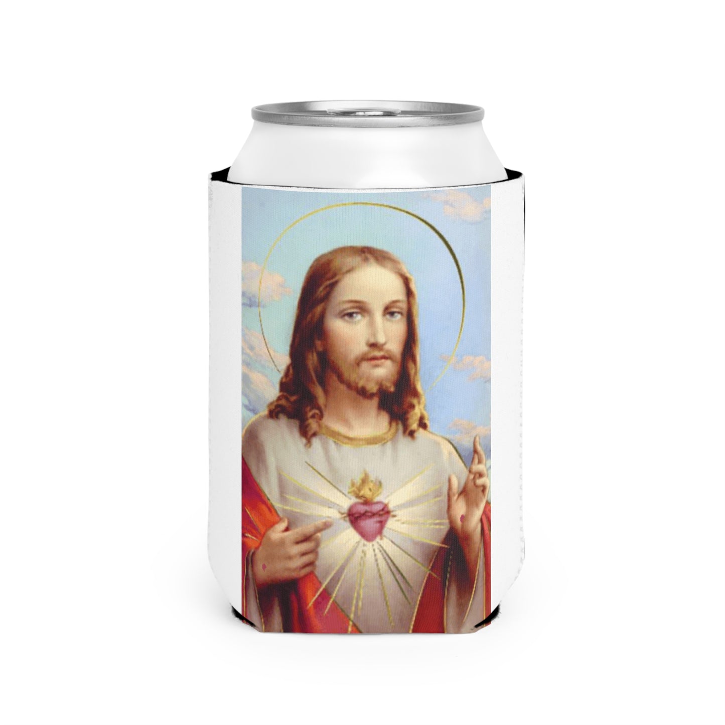 Sacred Heart Jesus Can Cooler Sleeve/Insulator