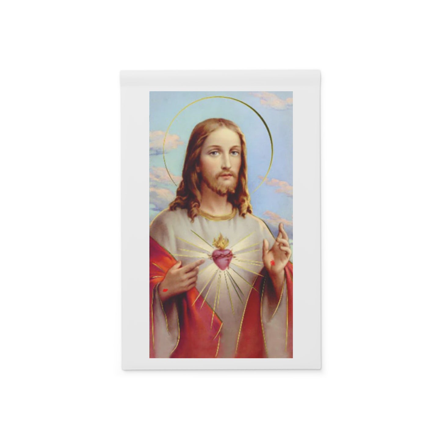 Sacred Heart Jesus Garden Flag — Religious Outdoor Banner for Yard, Church, June - The Sacred Heart Month
