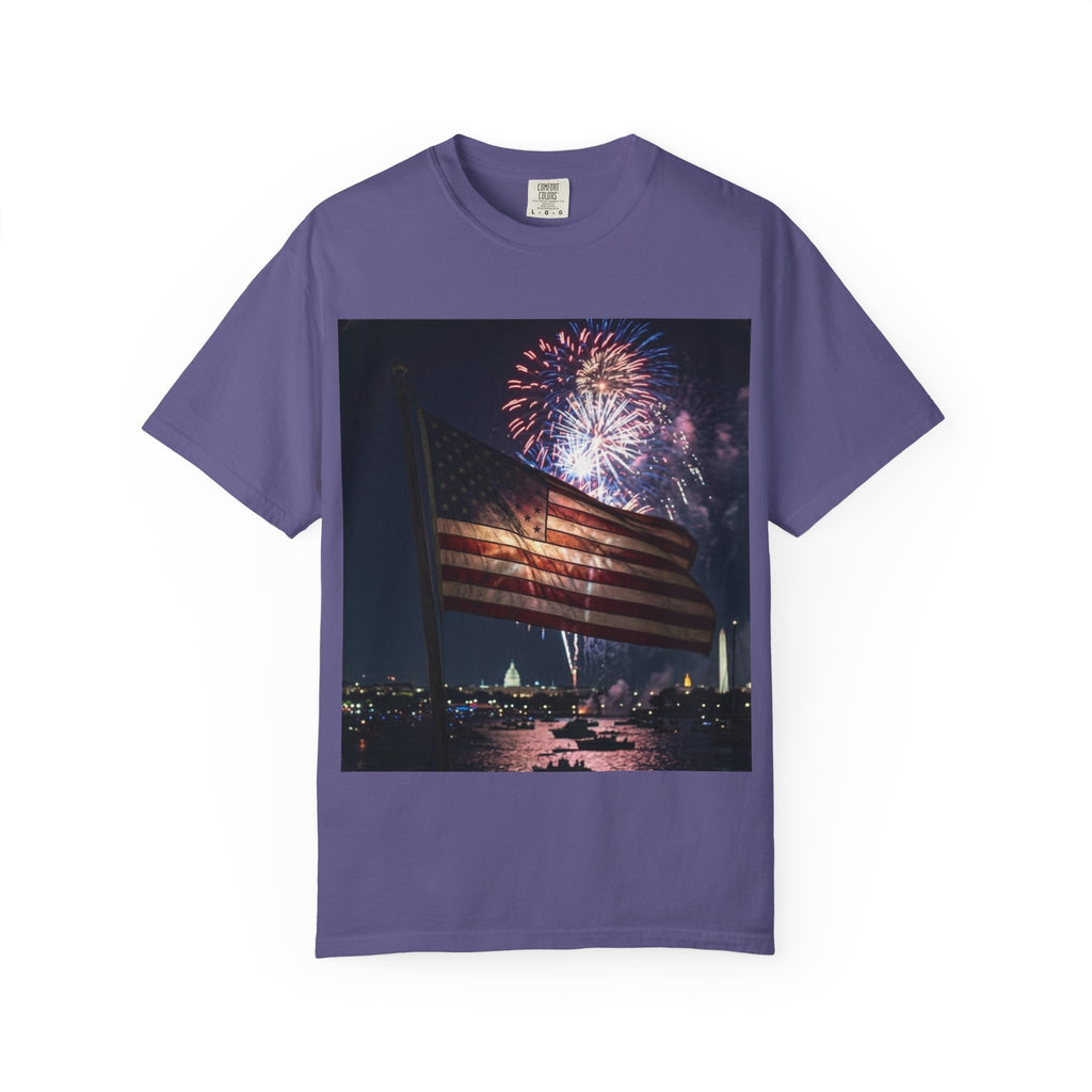 Patriotic 4th of July Fireworks over D.C.
